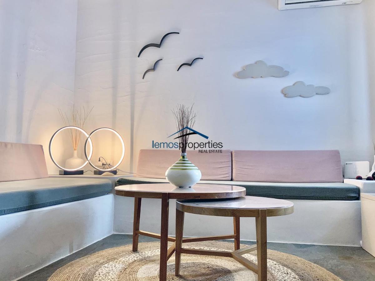 Aqua Blue, Only 100 Meters From The Beach Of Gialiskari Ioulis Ngoại thất bức ảnh