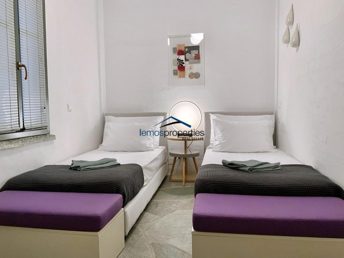 Aqua Blue, Only 100 Meters From The Beach Of Gialiskari Ioulis Ngoại thất bức ảnh